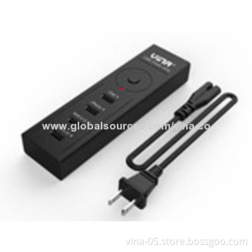 Desktop USB Chargers, 4 Ports, 100 - 240V, 50/60Hz Input Range